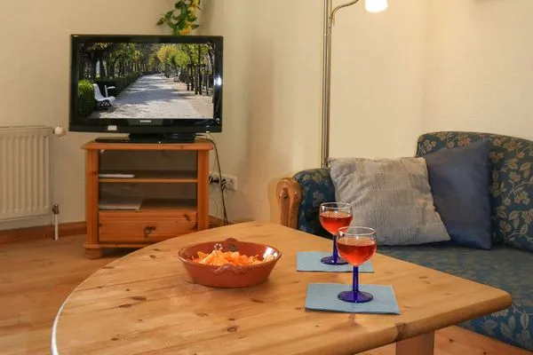 Wohnzimmer Villa Drei Rosen Ferienwohnung 2