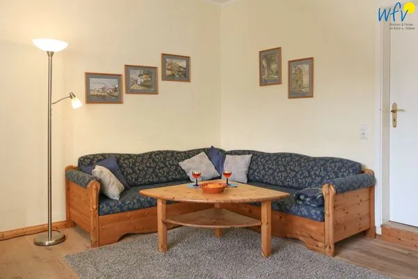 Wohnzimmer Villa Drei Rosen Ferienwohnung 2