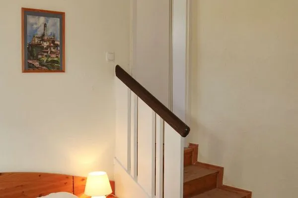 Schlafzimmer Villa Drei Rosen Ferienwohnung 2