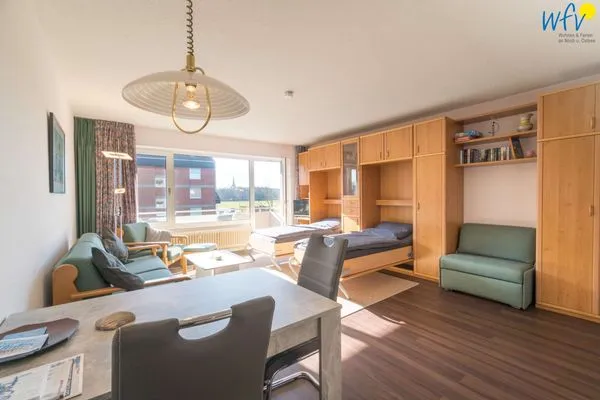 Wohnzimmer Holiday Residenz II Ferienwohnung Leuchtturmblick