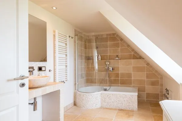 Badezimmer  Das Landhaus, App. F