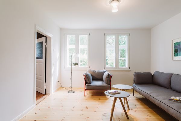  Kapitänshaus Wieck Wieck - Wohnzimmer