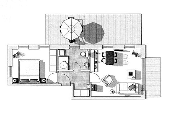 RESIDENZ AM HAFEN Haus Seeadler, App. 02 "Suite Windflüchter" Ostseebad Ahrenshoop - 
