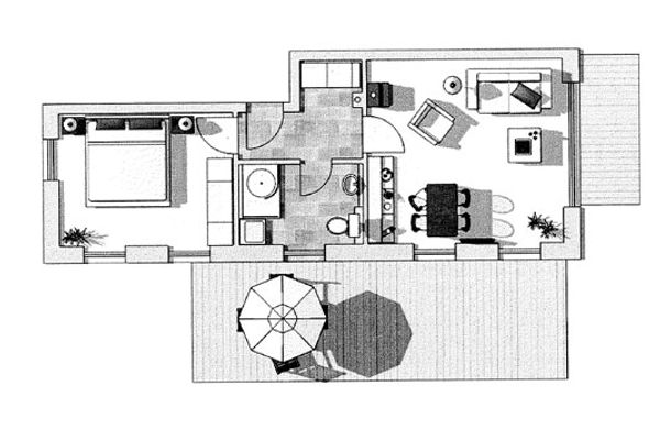RESIDENZ AM HAFEN Haus Seeadler, App. 03 "Suite Nordlicht" Ostseebad Ahrenshoop - 