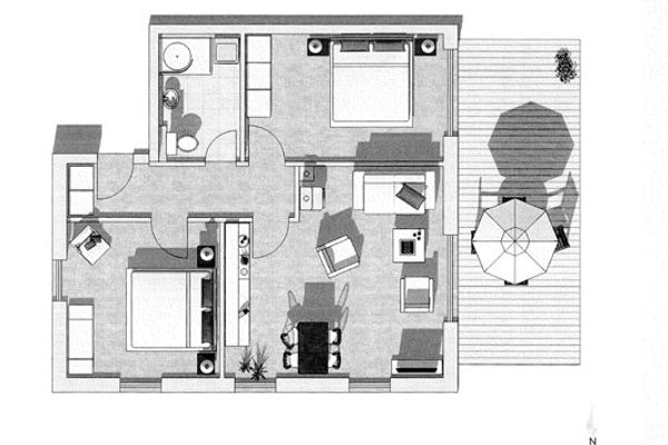 RESIDENZ AM HAFEN Haus Kranich, App. 07 "Boddensuite" Ostseebad Ahrenshoop - 