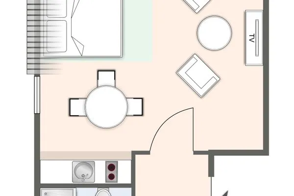 Beach Lodge Beach Lodge Appartement 4 SPO Ording - Grundriss