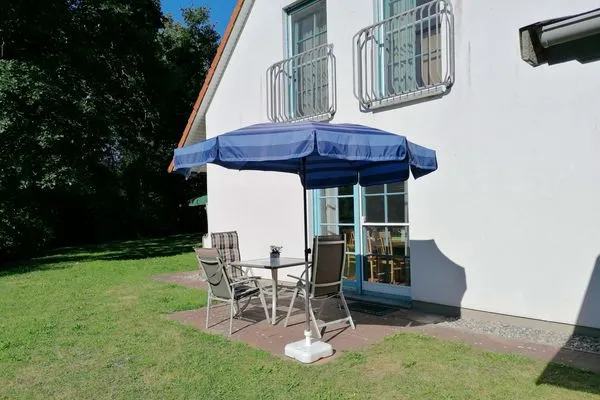 Terrasse Ferienpark Freesenbruch Doppelhaushälfte 11 - Windflüchter