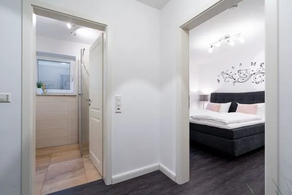 Schlafzimmer  Ferienwohnung "Strandhaus Möwenberg App. 11"