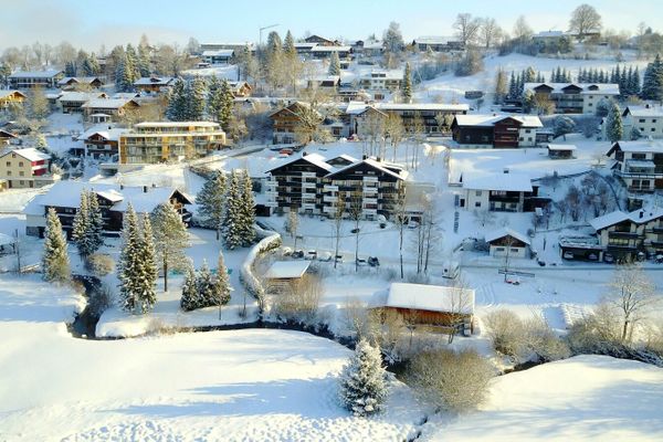 Allgäuer Appartementhaus Appartement Alpenglühen / Whg. 23 Ferienwohnungen in Pfronten - Vogelperspektive