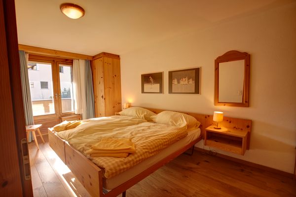 Chesa Munteratsch 2-Zimmerwohnung 408 Typ F Silvaplana - Bedroom