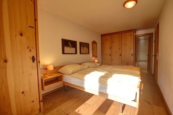 Chesa Munteratsch 2-Zimmerwohnung 408 Typ F Silvaplana - Bedroom