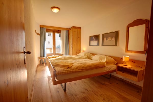 Chesa Munteratsch 2-Zimmerwohnung 408 Typ F Silvaplana - Bedroom