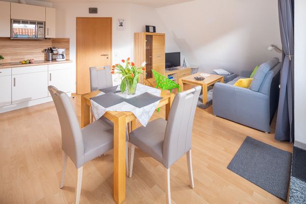  Strandhafer am Kurpark Norderney - Wohnzimmer