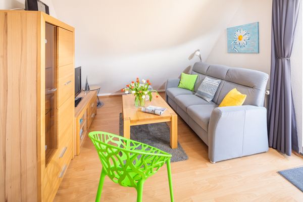  Strandhafer am Kurpark Norderney - Wohnzimmer