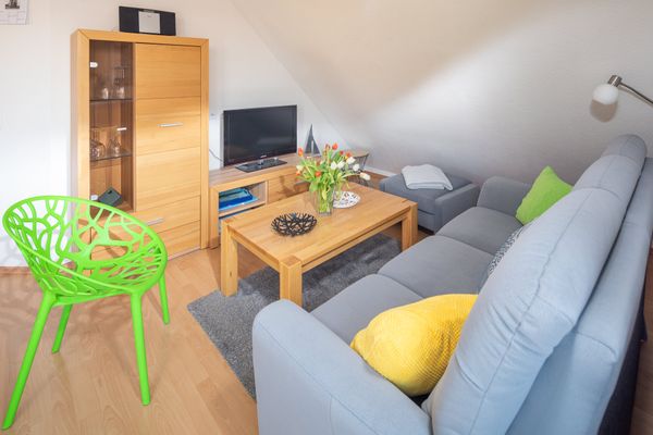  Strandhafer am Kurpark Norderney - Wohnzimmer