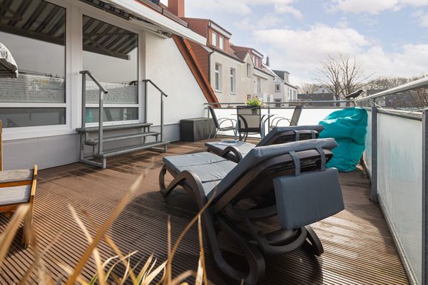  Strandhafer am Kurpark Norderney - Balkon