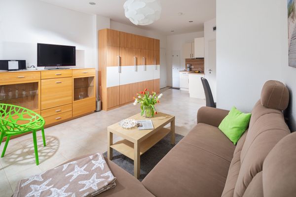  Seestern am Kurpark Norderney - Wohnzimmer