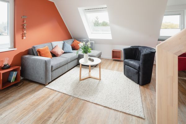  Haus Erika Fewo Süd-Ost Norderney - Wohnzimmer