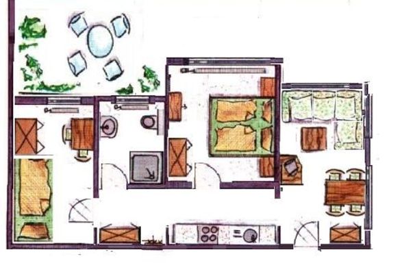  Steuerbord Norderney - Grundriss