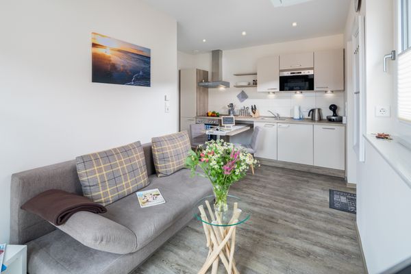  Ferienwohnung Vissers Seehstern Norderney - Wohnzimmer