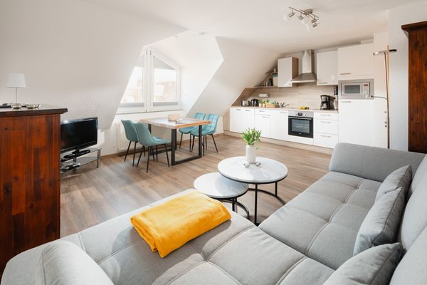  Ferienwohnung Meersalz Norderney - Wohnzimmer