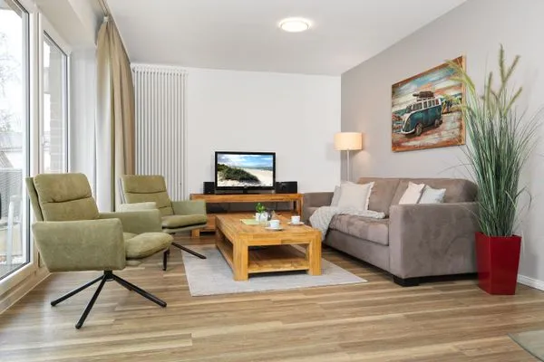 Living room Haus Südwester Strandkrabbe