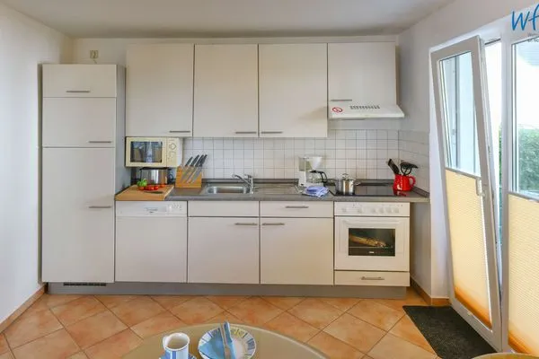 Küche / Küchenzeile Appartementhaus Waldstraße - Baabe Ferienwohnung Sonnenschein