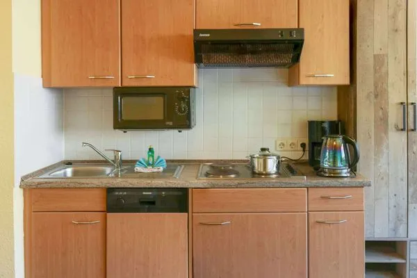 Küche / Küchenzeile Ferienappartements Am Neuensiener See Ferienwohnung 23