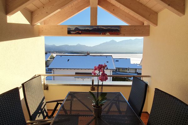  Ferienhaus Luca Ferienwohnungen in Hopfen am See - Balkon