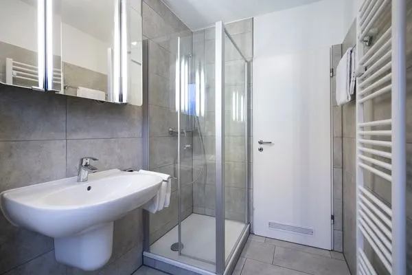 Badezimmer Wohnpark am Mühlenteich Ferienwohnung Nr. 27