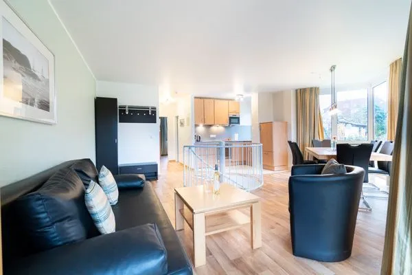 Wohnzimmer Wohnpark am Mühlenteich Ferienwohnung Nr. 27