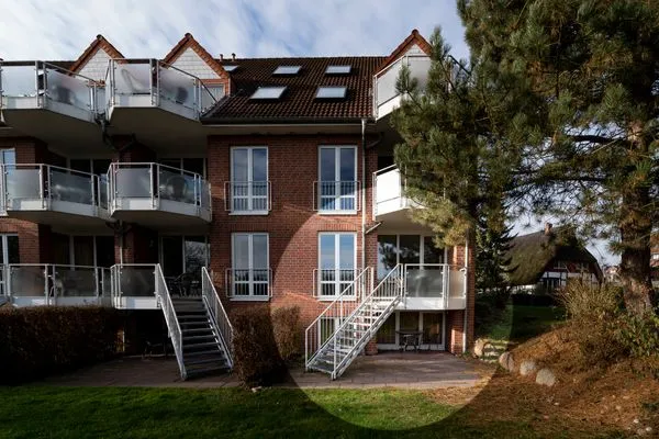 Terrasse Wohnpark am Mühlenteich Ferienwohnung Nr. 27