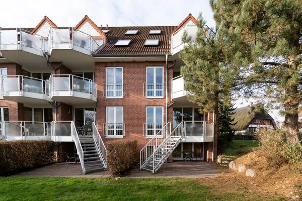 Terrasse Wohnpark am Mühlenteich Ferienwohnung Nr. 27