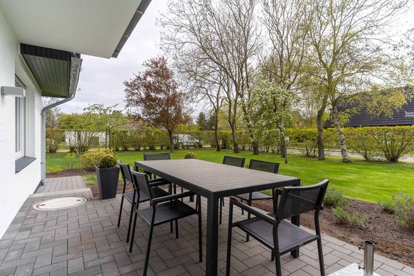  Whg. Seeschwalbe Haus Sonnenwinkel Böhl - Terrasse