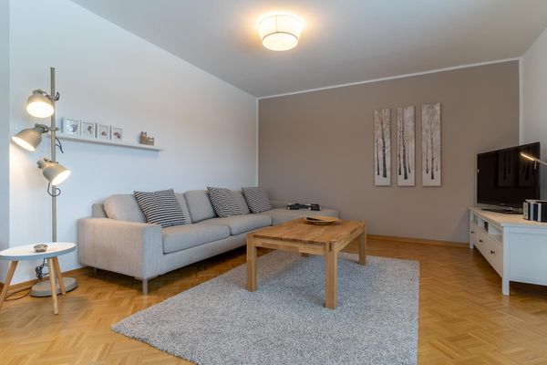  Whg. Seeschwalbe Haus Sonnenwinkel Böhl - Wohnzimmer