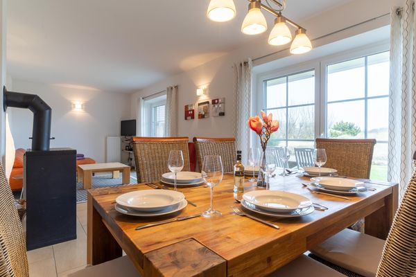  Seestern im Haus Watt, Wind und Meer Ording - Wohnzimmer