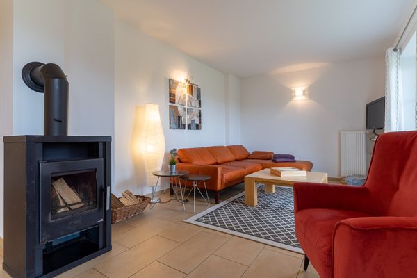  Seestern im Haus Watt, Wind und Meer Ording - Wohnzimmer