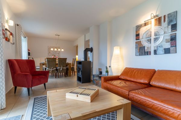  Seestern im Haus Watt, Wind und Meer Ording - Wohnzimmer