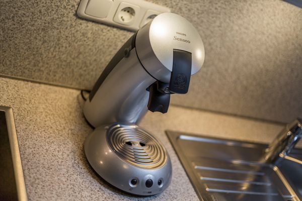  Wohnung Seeschwalbe Dorf - Küche / Küchenzeile