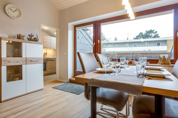  Wohnung Seeschwalbe Dorf - Wohnzimmer