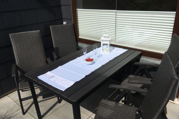  Wohnung Seeschwalbe Dorf - Balkon