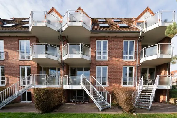 Terrasse Wohnpark am Mühlenteich Ferienwohnung Nr. 27a