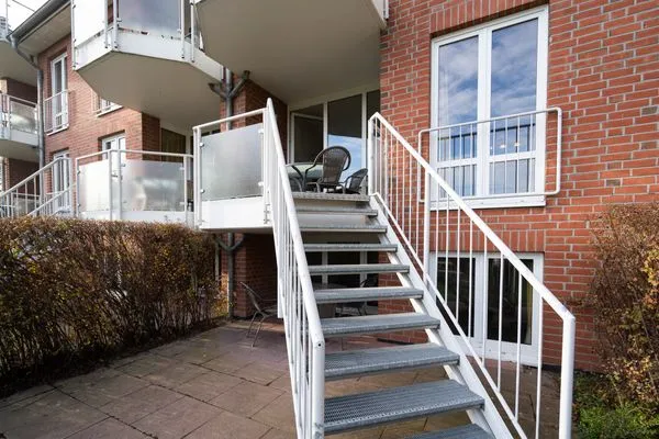 Terrasse Wohnpark am Mühlenteich Ferienwohnung Nr. 27a