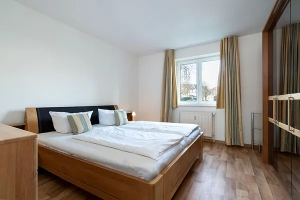 Schlafzimmer Wohnpark am Mühlenteich Ferienwohnung Nr. 27a