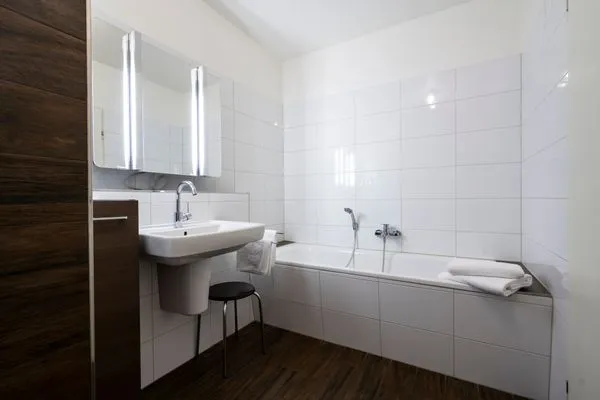 Badezimmer Wohnpark am Mühlenteich Ferienwohnung Nr. 27a
