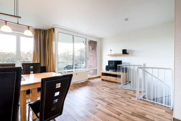 Wohnzimmer Wohnpark am Mühlenteich Ferienwohnung Nr. 27a