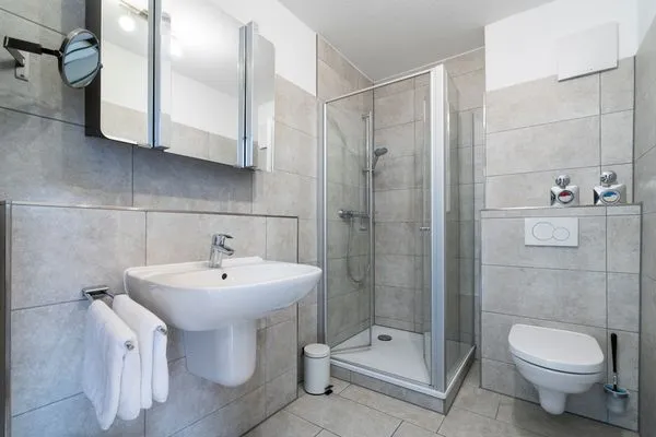 Badezimmer Wohnpark am Mühlenteich Ferienwohnung Nr. 24