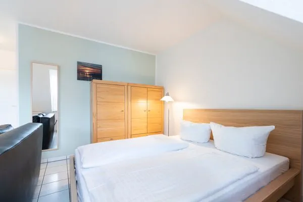 Schlafzimmer Wohnpark am Mühlenteich Ferienwohnung Nr. 24