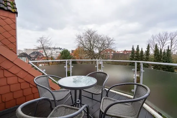 Balkon Wohnpark am Mühlenteich Ferienwohnung Nr. 24