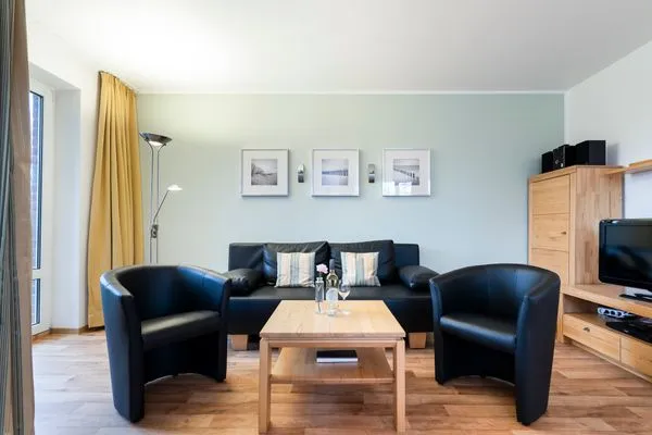 Wohnzimmer Wohnpark am Mühlenteich Ferienwohnung Nr. 30